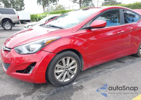 2015 Hyundai Elantra Se z USA, uszkodzony, nr VIN KMHDH4AE8FU344541